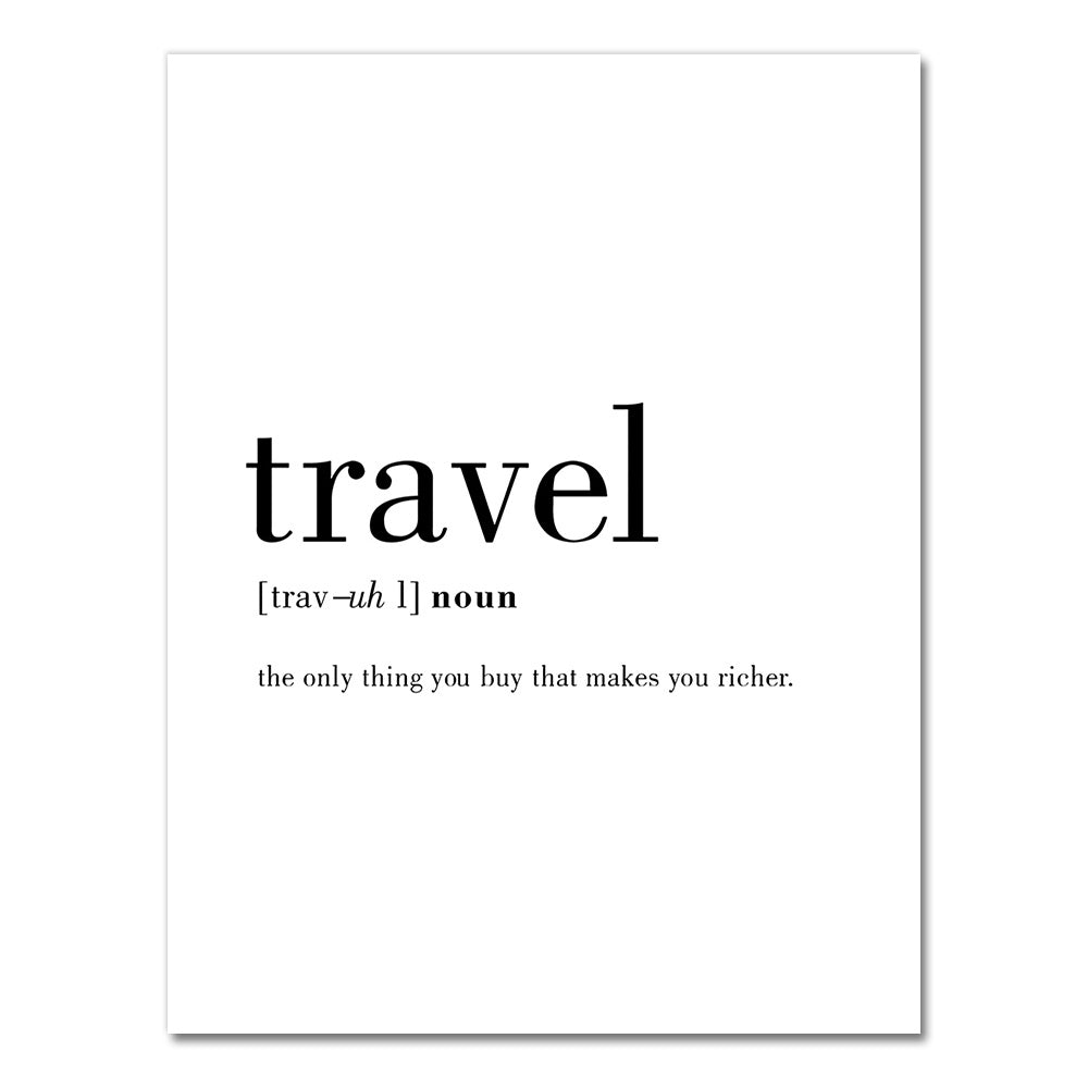 Airport Board Destination Board Posters Art Canvas Painting Decoration