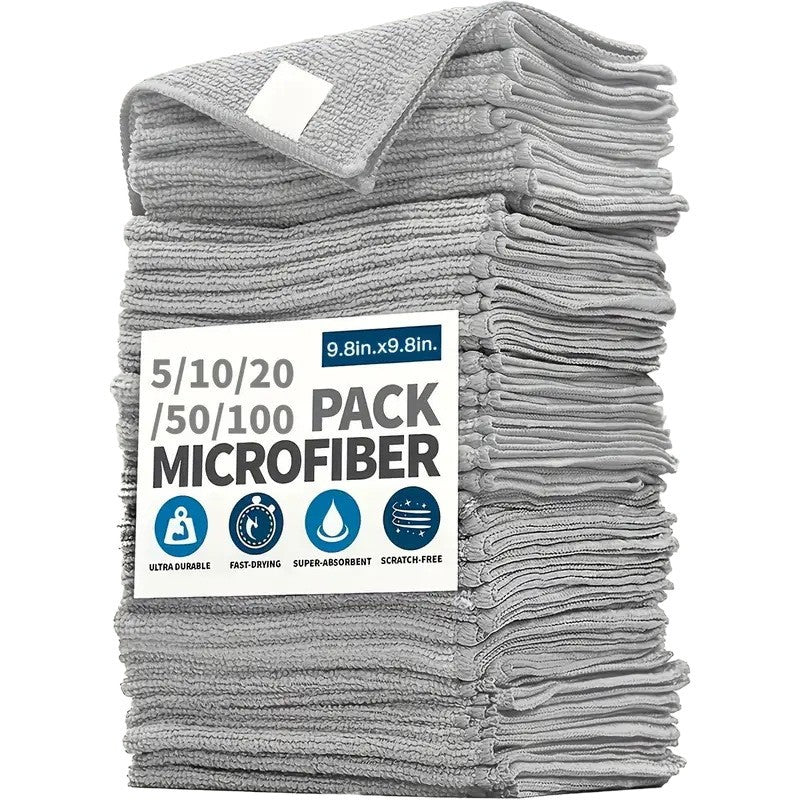 Microfiber Absorbent Cloth Kitchen Home Dishwashing Car Cleaning Towel