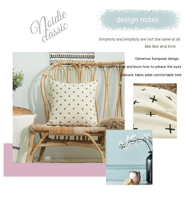 Minimalist Geometric Minimalist Home Square Cushion Cover