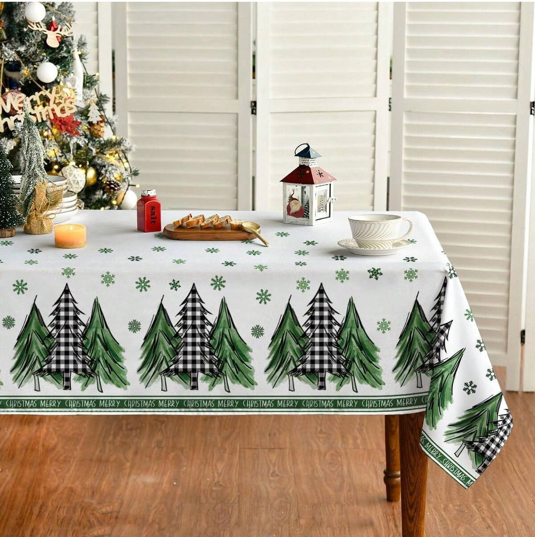 Coffee Table Square Cloth Round Table Waterproof Table Cloth Dining Table Polyester